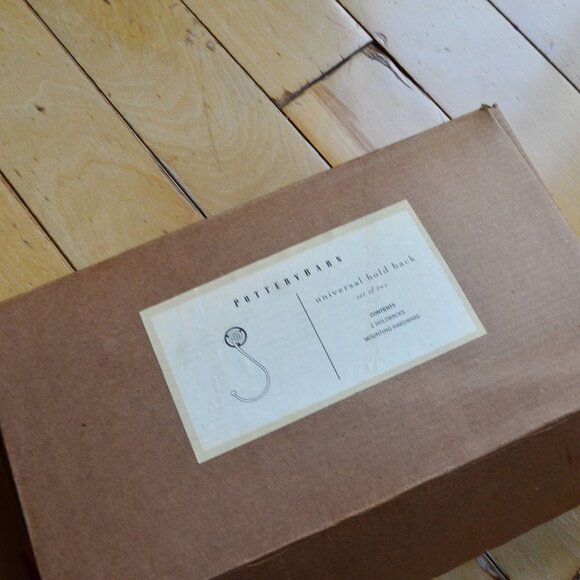 Pottery Barn vintage standard holdbacks for curtains and draperies - Picture 1 of 10